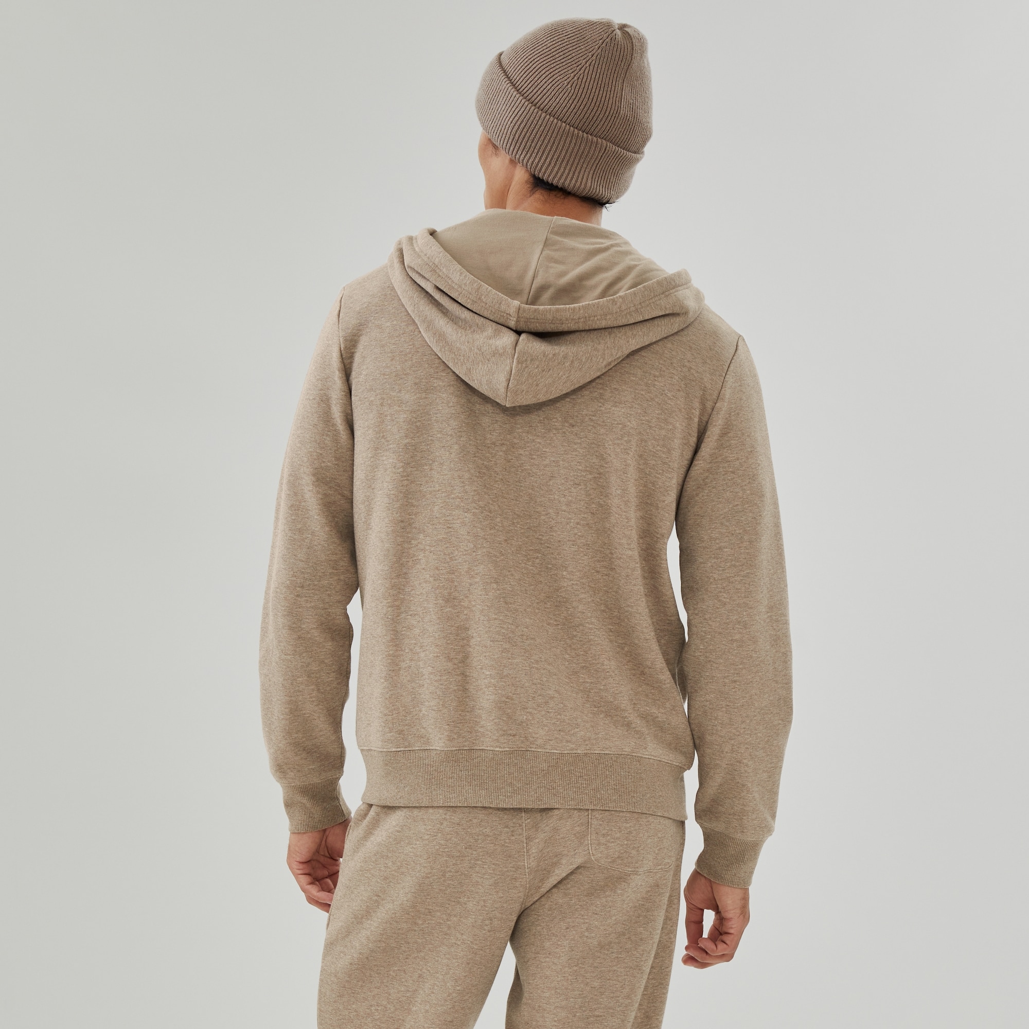 Men's Active Zip-Up Hoodie in Dark Brown Mix from Joe Fresh Men's Active Zip-Up Hoodie in Dark Brown Mix from Joe Fresh