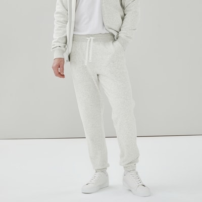 Men's Active Fleece Jogger - Light Grey Mix