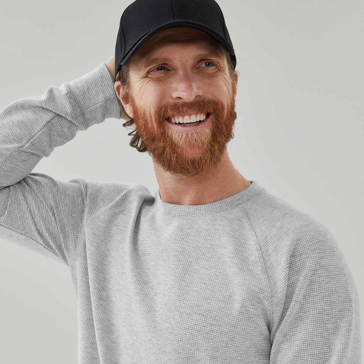 Men's Waffle Crewneck Sweatshirt