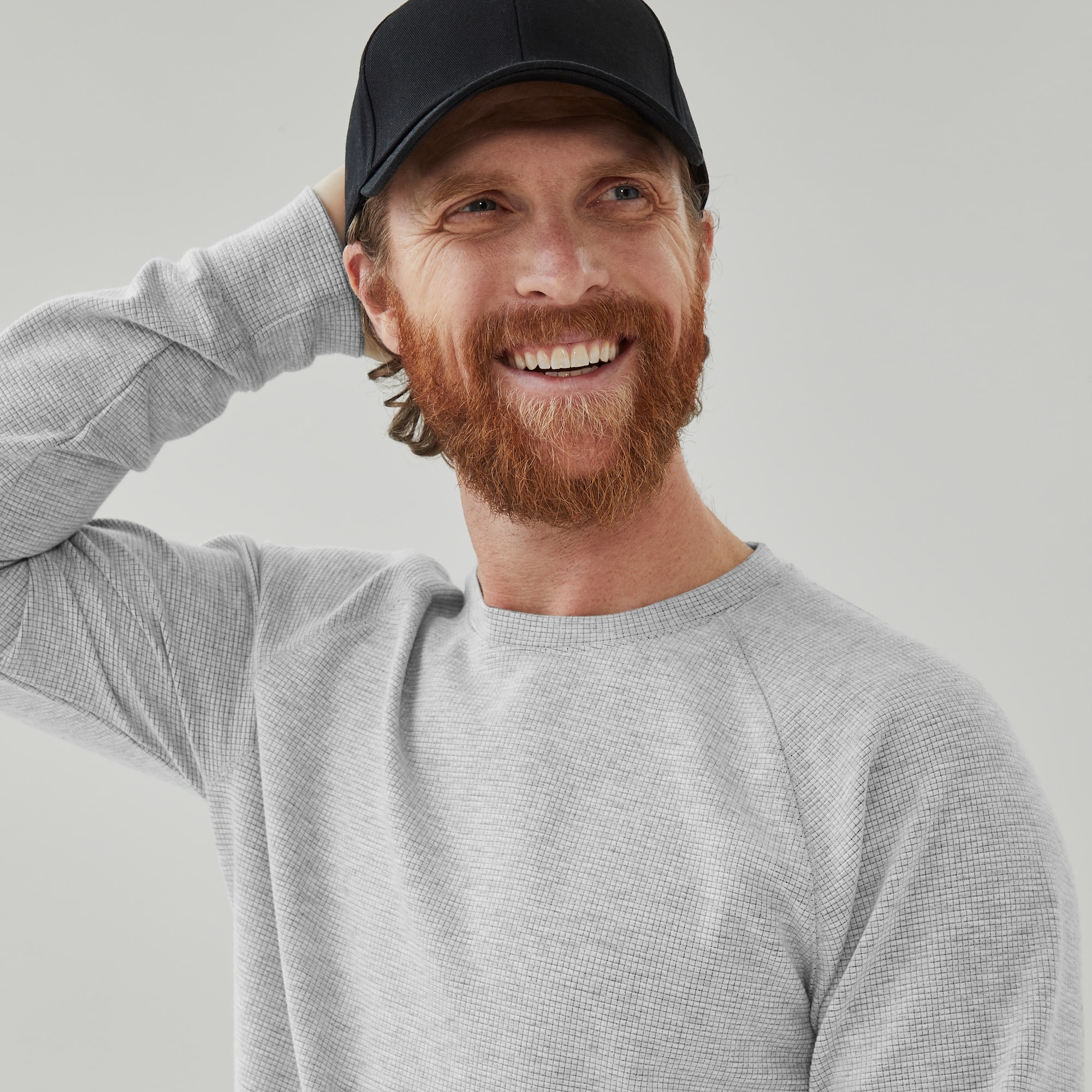 Men's Waffle Crewneck Sweatshirt