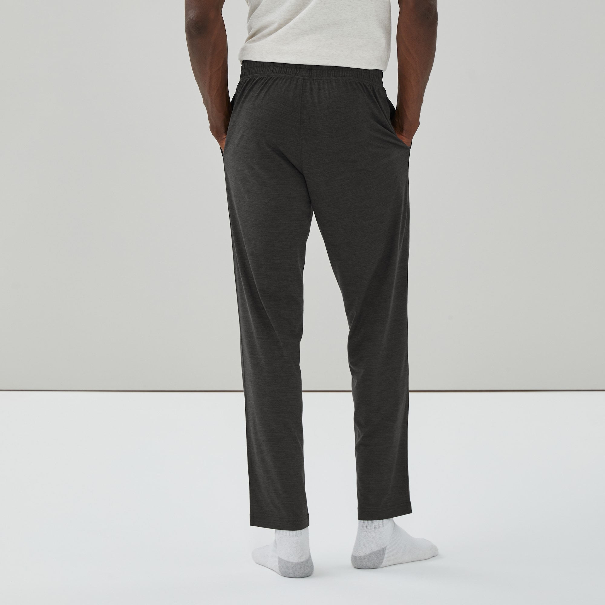 Men's Jersey Lounge Pant in Dark Grey Mix from Joe Fresh