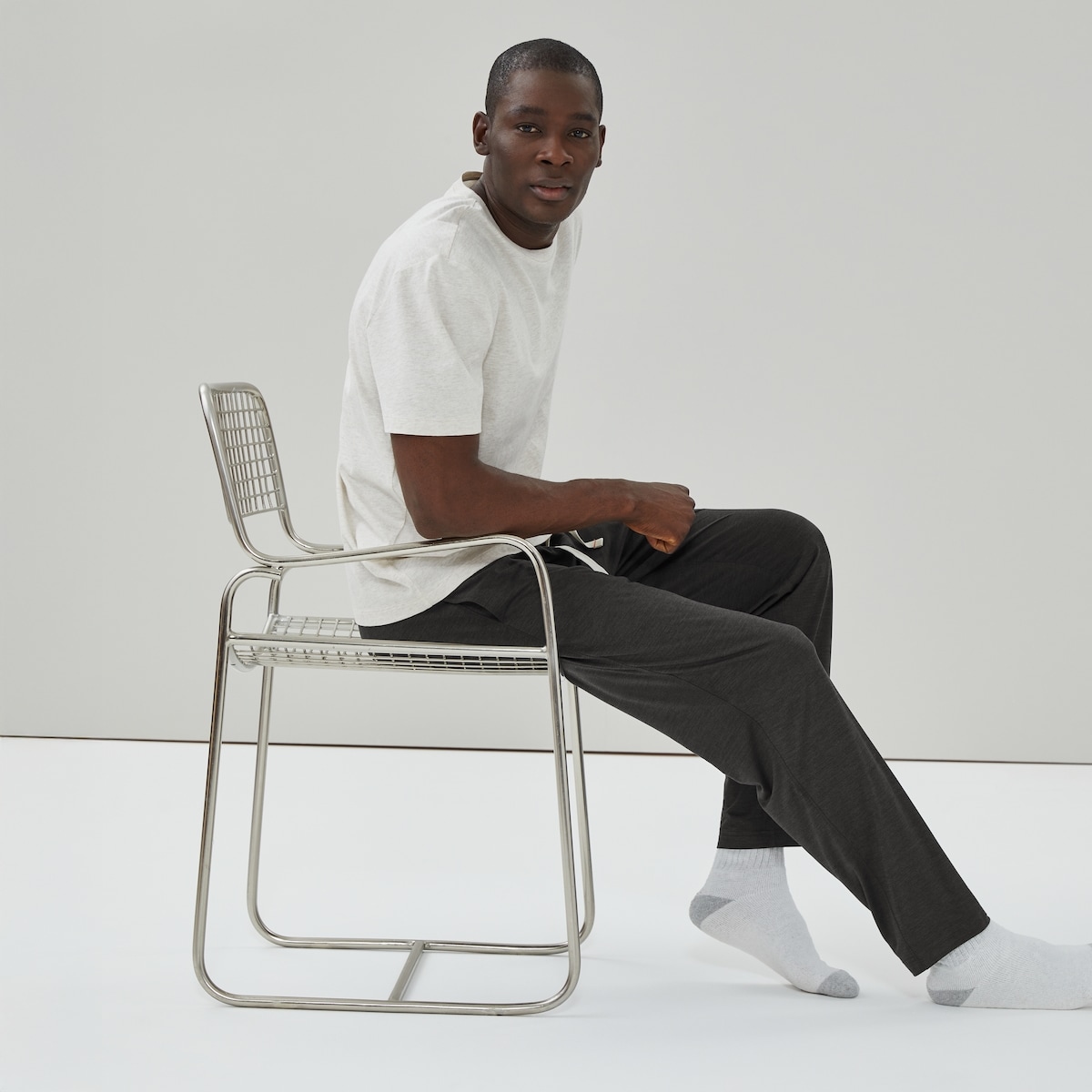 Men's Jersey Lounge Pant - Dark Grey Mix