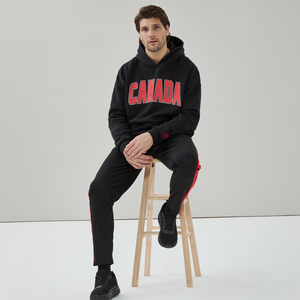 Adult FIFA World Cup 2026 Canada Hoodie - Black