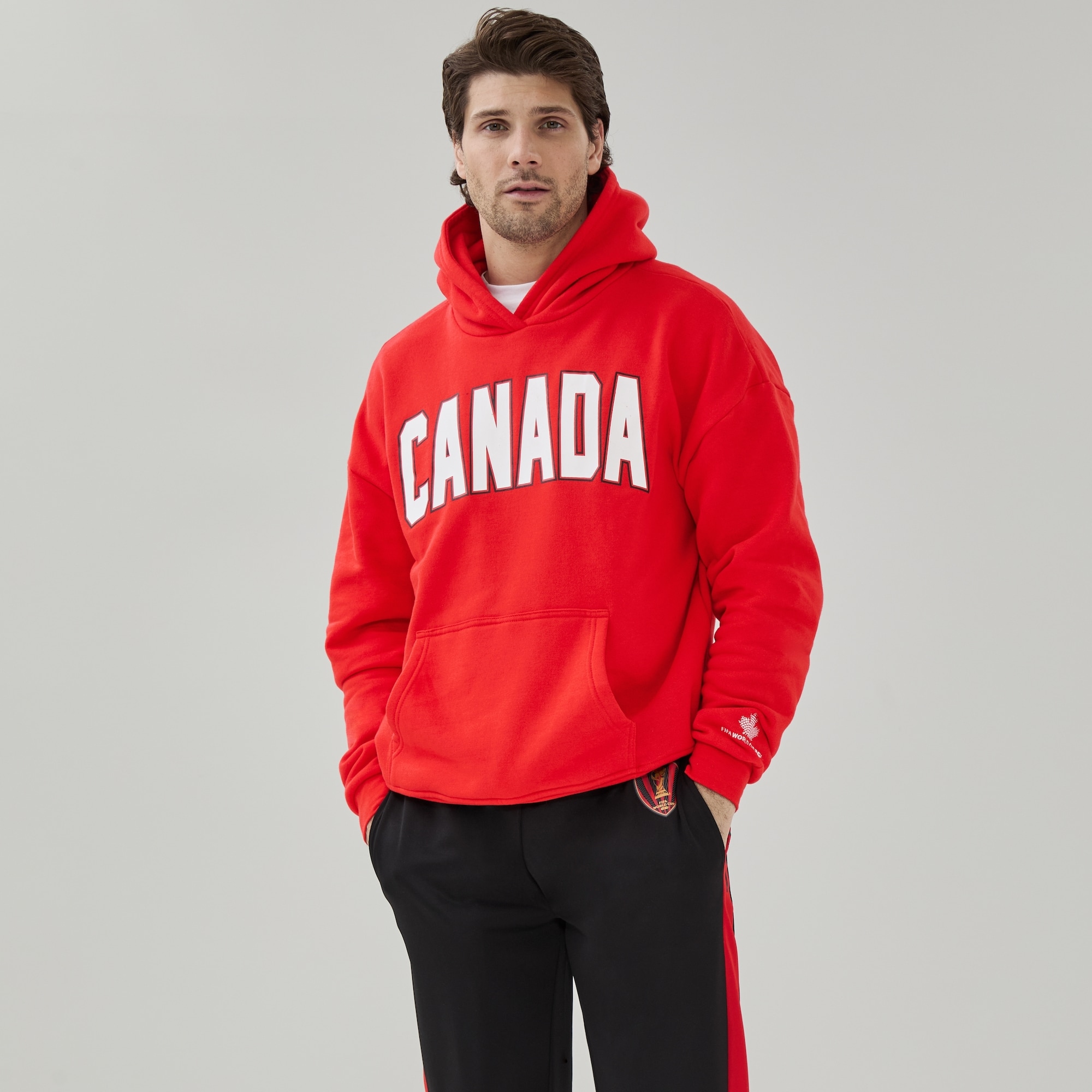 Adult FIFA World Cup 2026™ Canada Hoodie in Red from Joe Fresh