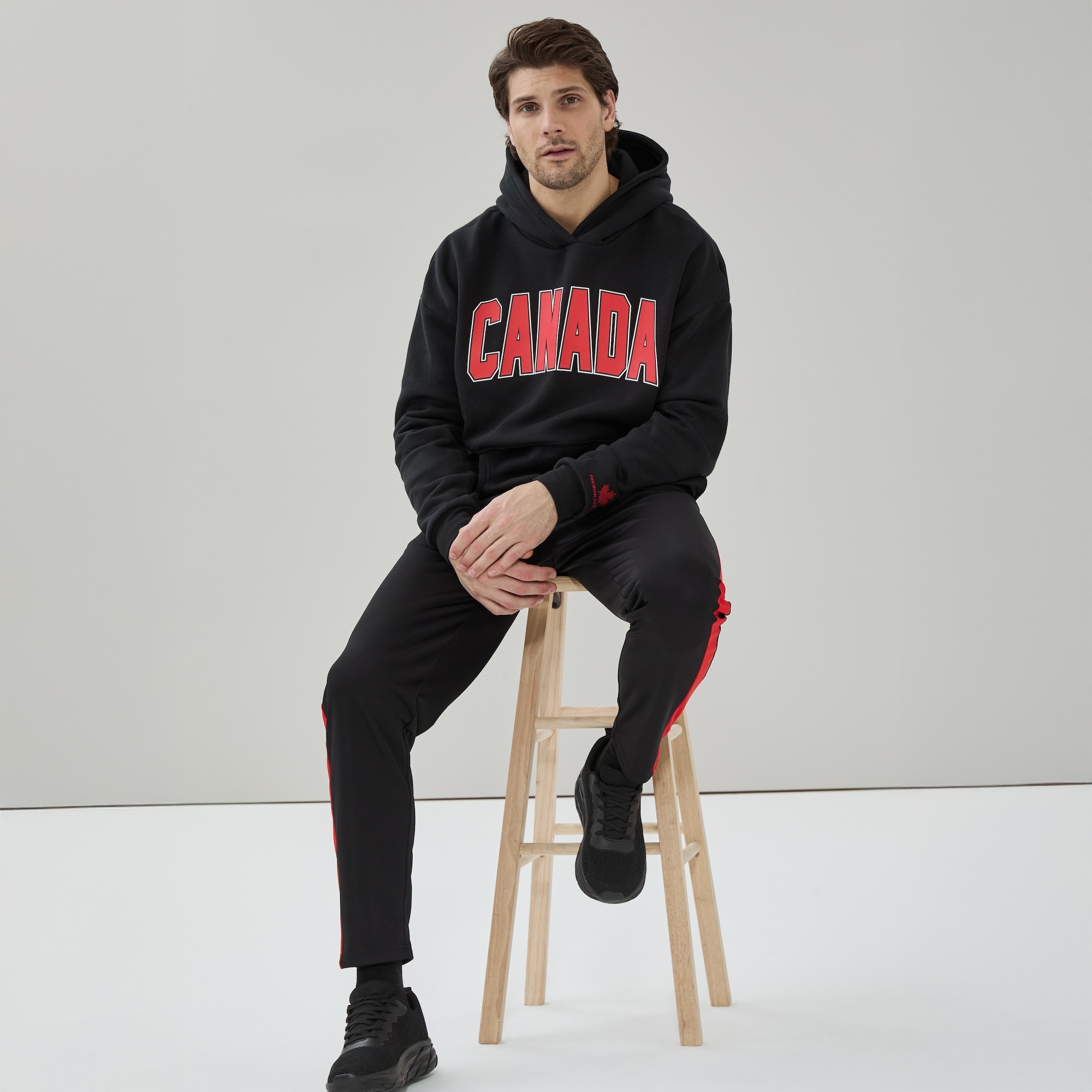 Adult FIFA World Cup 2026™ Canada Hoodie in Black from Joe Fresh