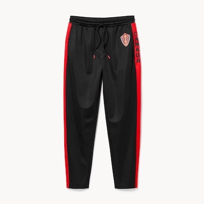 Adult Canada Soccer Track Pant - Black
