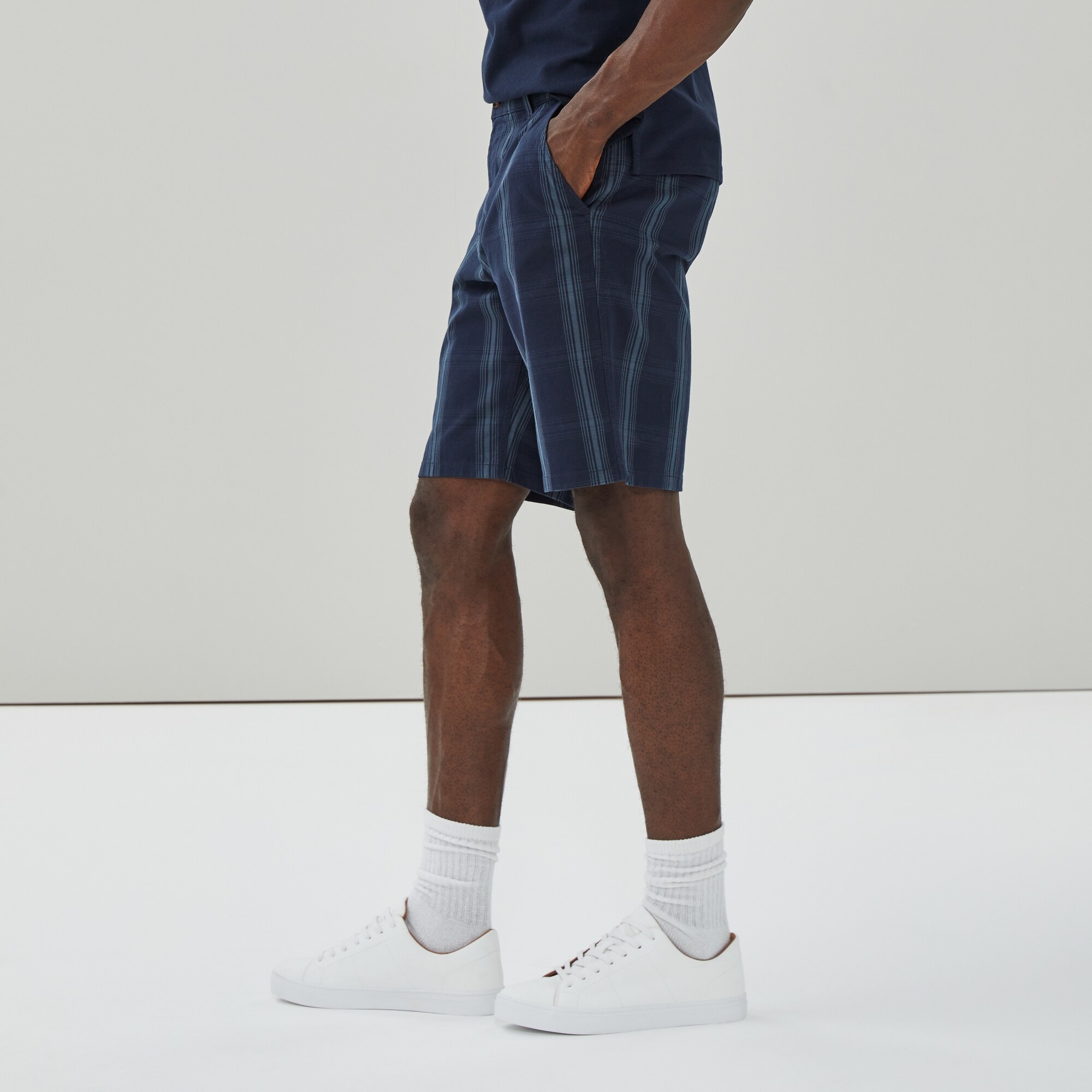 Short cargo souple imprimé pour hommes