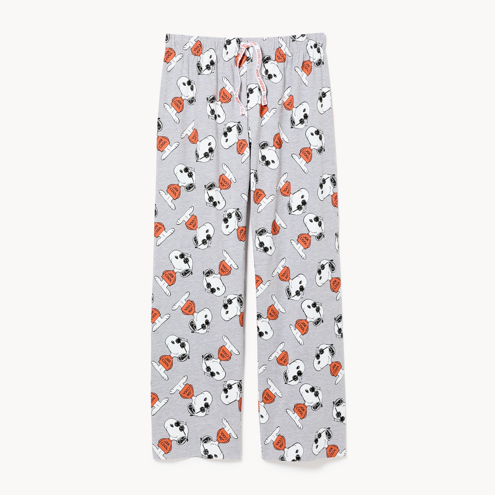 Men's Peanuts Printed Sleep Pant in Grey Mix from Joe Fresh