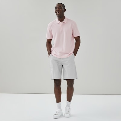 Men's Essential Pique Polo - Pink Mix