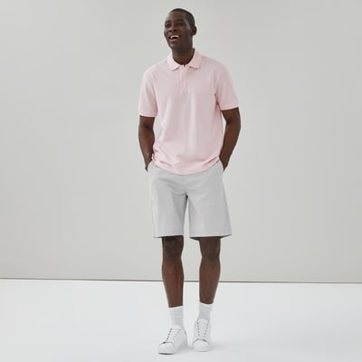 Men's Essential Pique Polo - Pink Mix