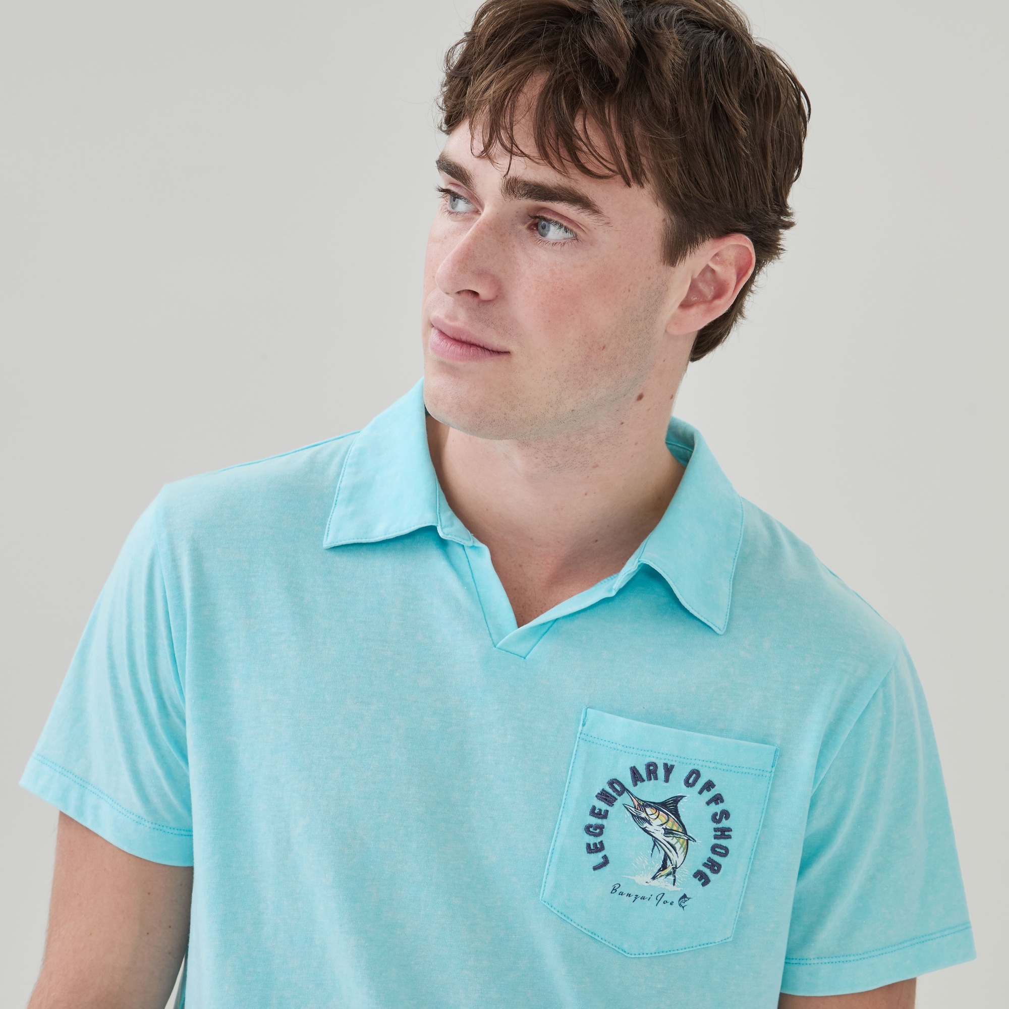 Men's Banzai Joe Graphic Polo T-Shirt