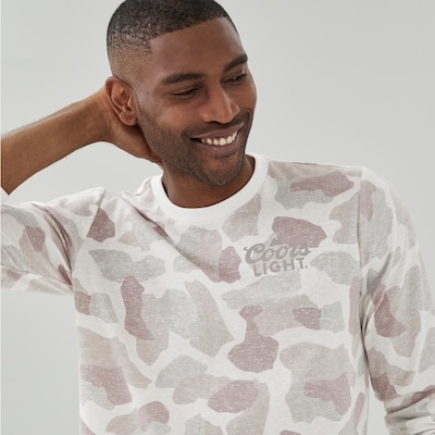 Joe Fresh Haut imprimé à manches longues Coors Light, hommes 1 ea, 29,00 $/1ch