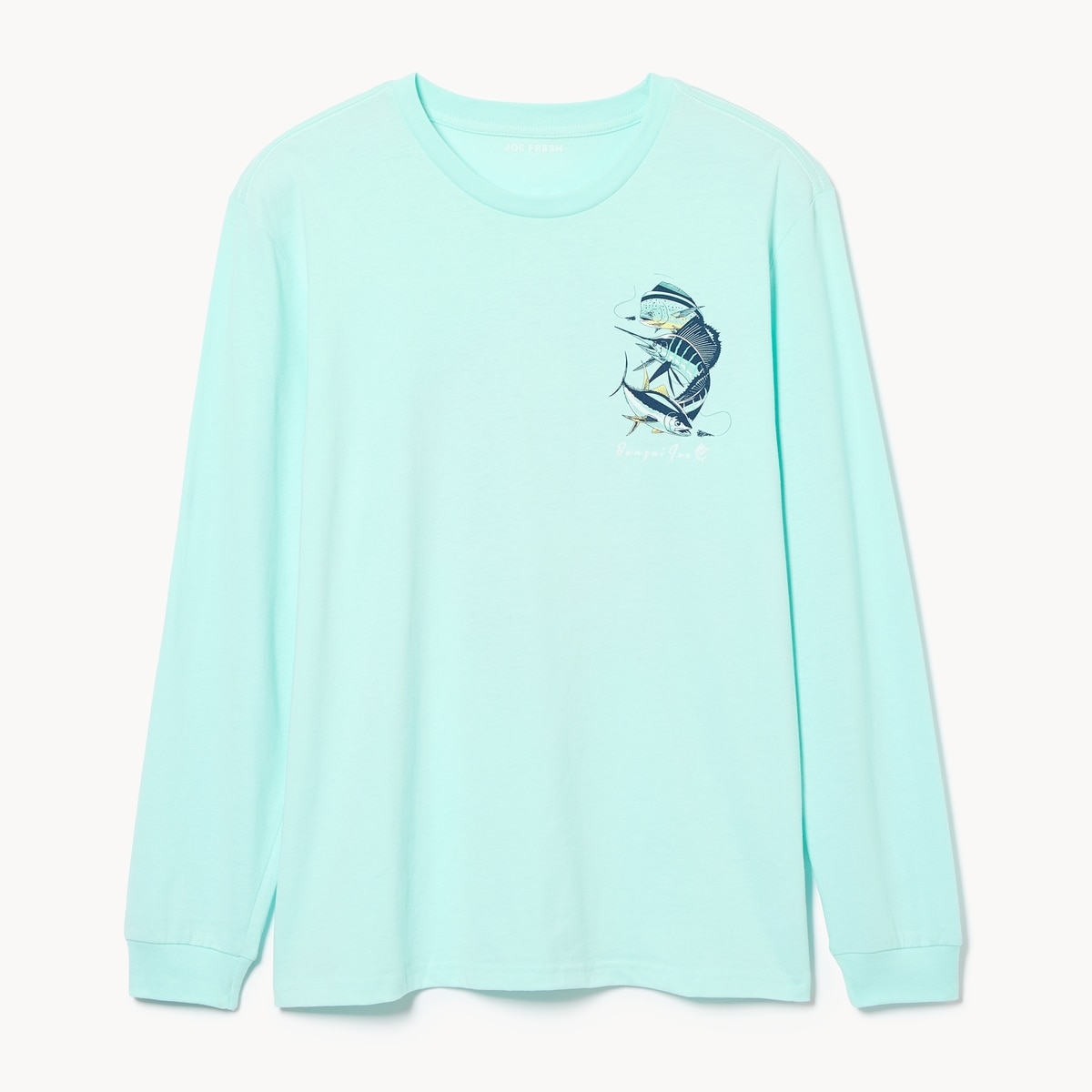 Men's Banzai Joe Graphic Long Sleeve Top - Light Blue