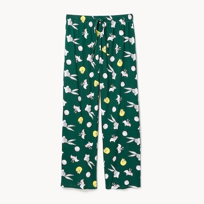 Men's Looney Tunes Lounge Pant - Dark Green