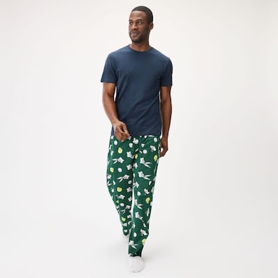 Pantalon de détente Looney Tunes pour hommes - Vert Foncé