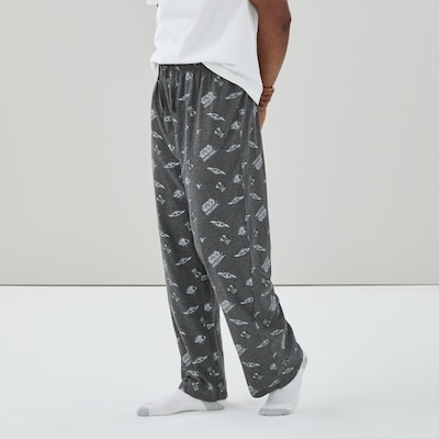 Men's Star Wars The Mandalorian Lounge Pant - Dark Grey Mix