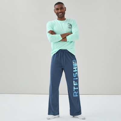 Pantalon de détente Realtree Fishing pour hommes - Marine foncé