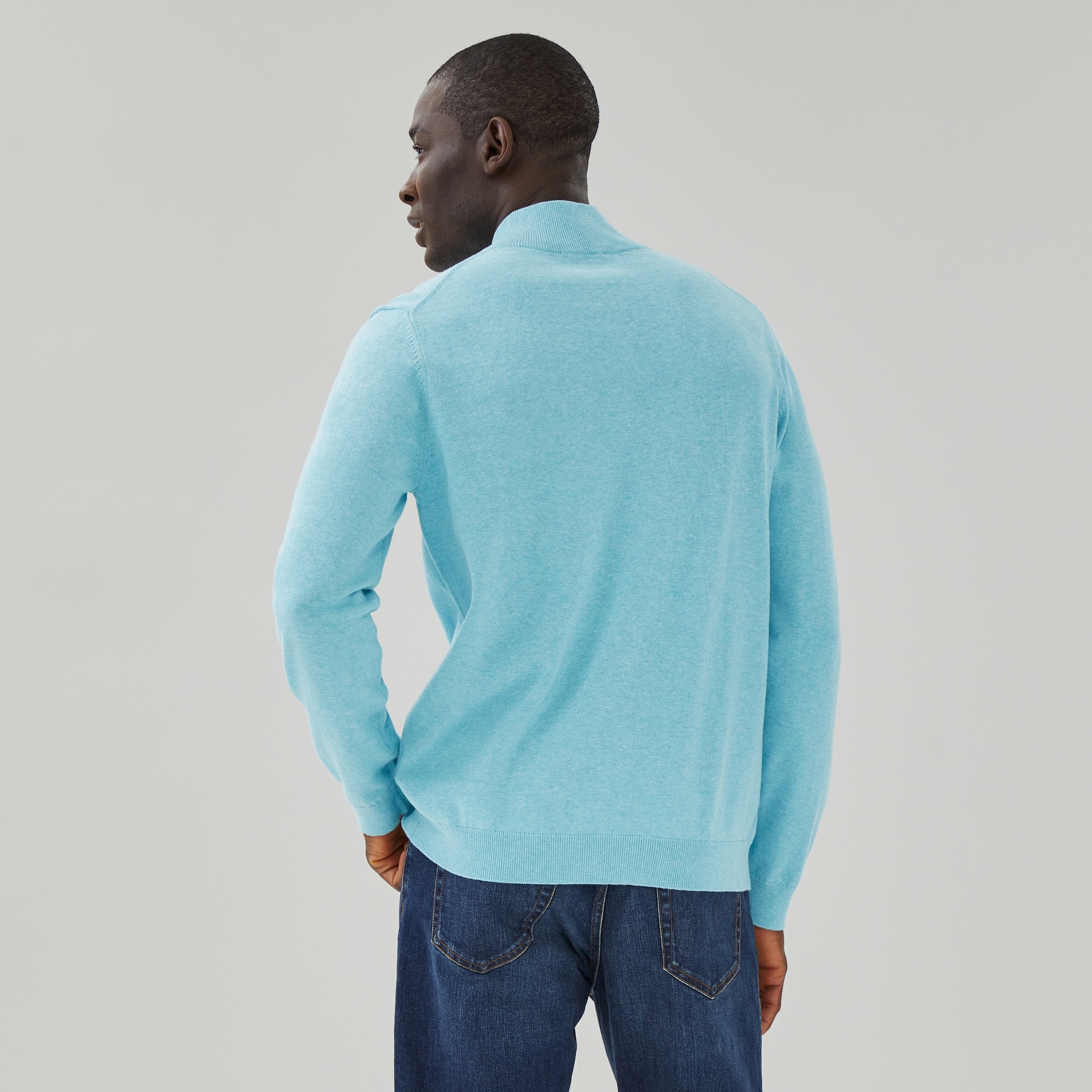 Men's Essential Quarter-Zip Sweater