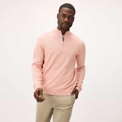 Joe Fresh Chandail essentiel fermeture éclair 1/4, hommes 1 ea, 39,00 $/1ch