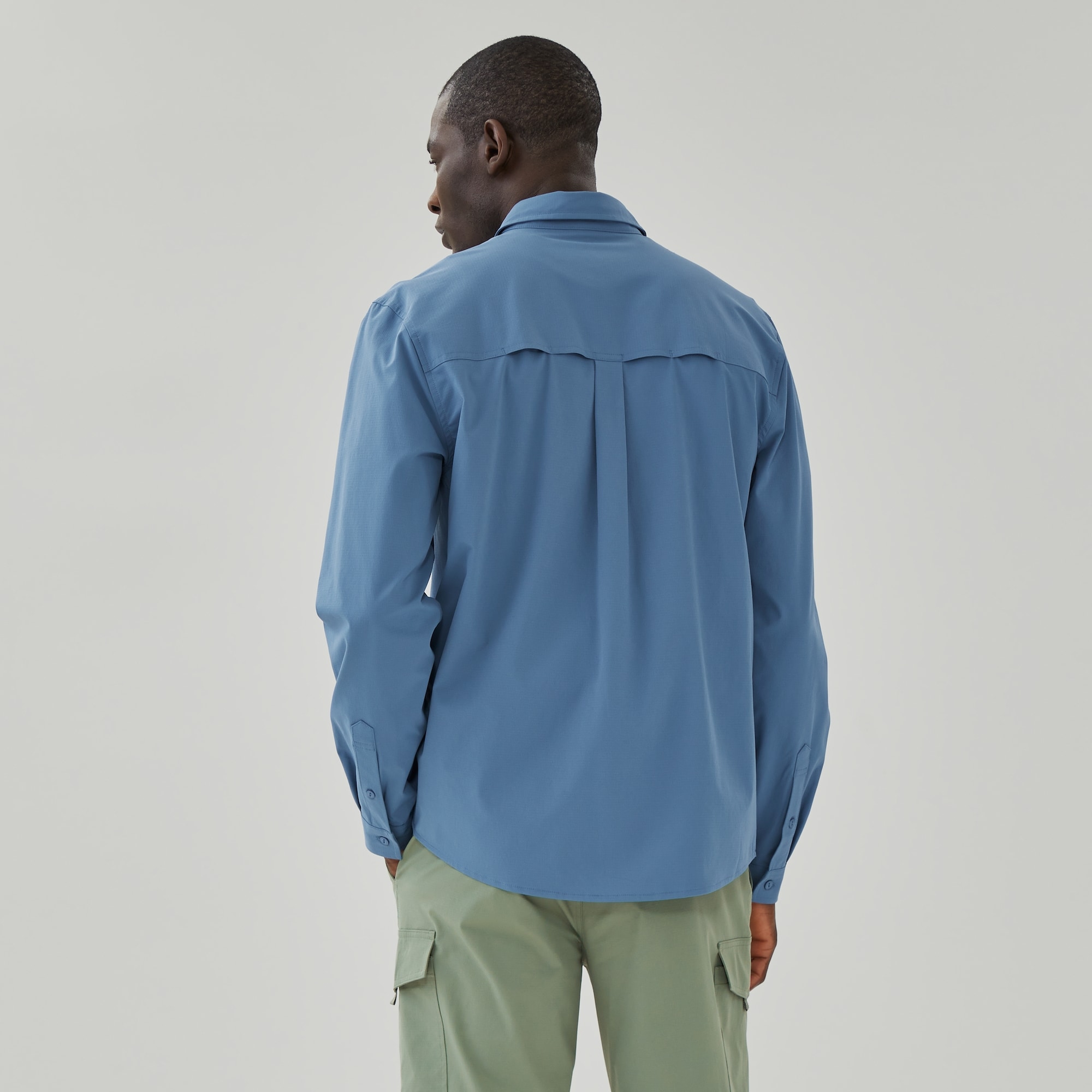 Chemise cargo souple indéchirable pour hommes