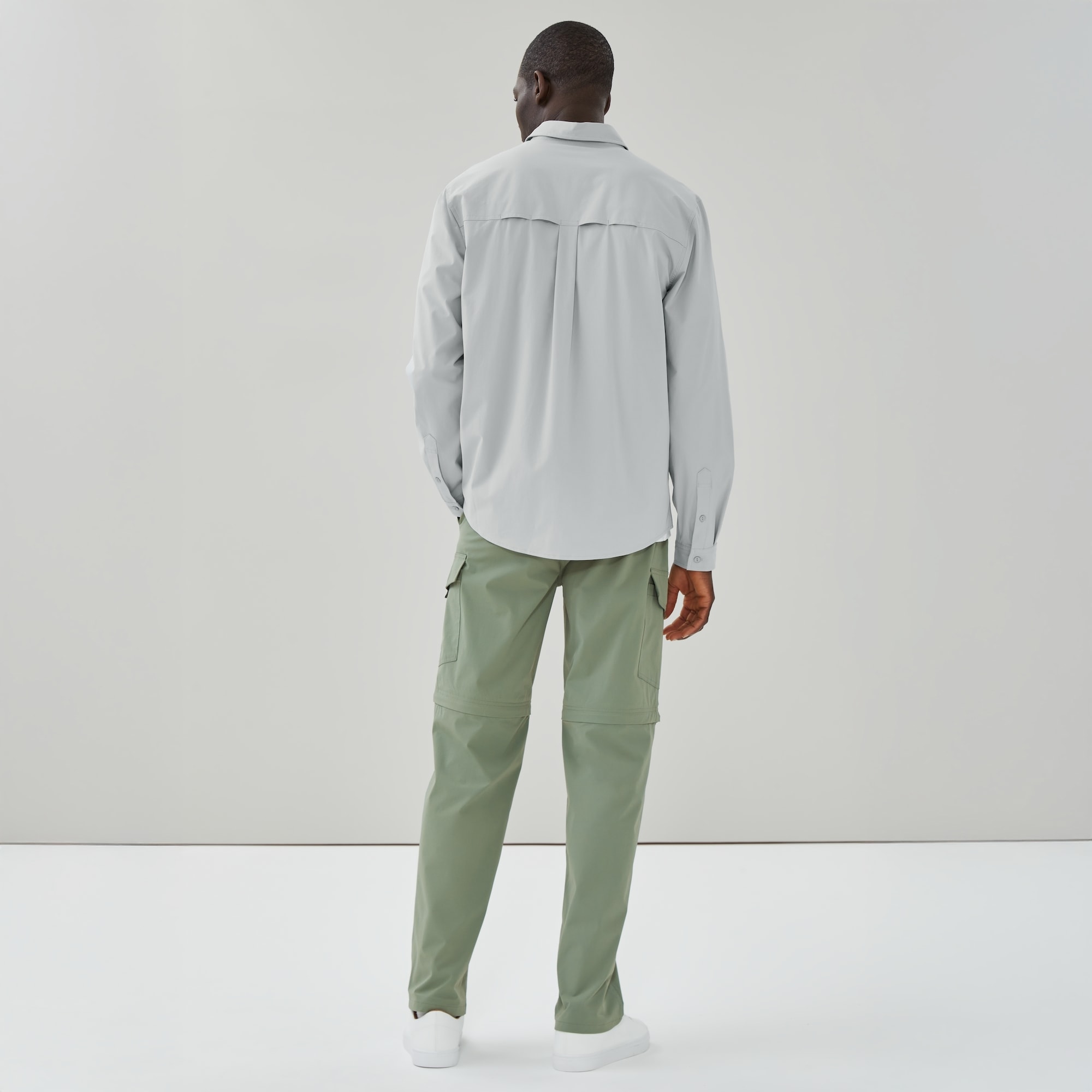 Chemise cargo souple indéchirable pour hommes
