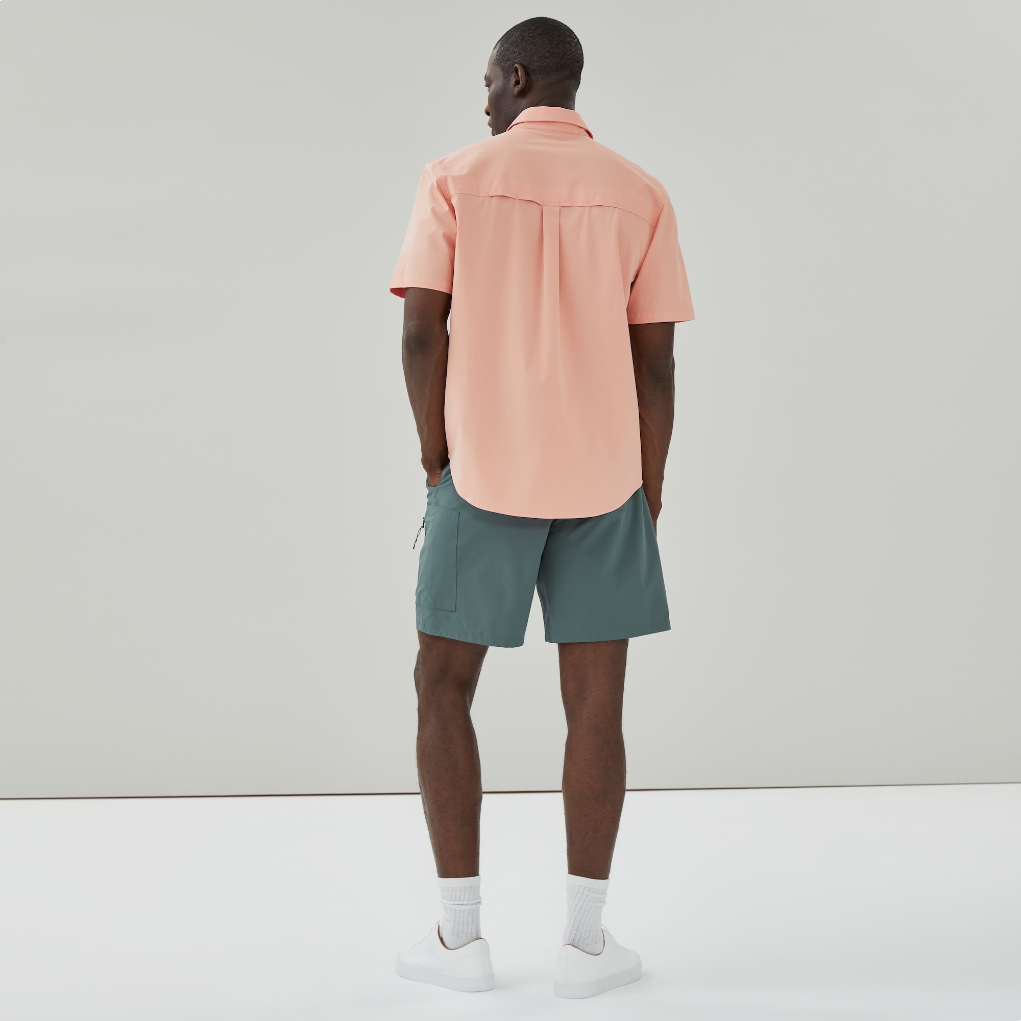 Chemise cargo souple indéchirable pour hommes