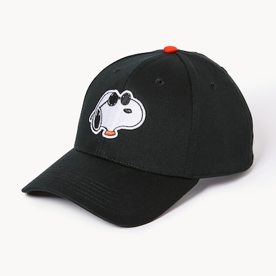 Casquette de baseball Peanuts pour hommes - Noir