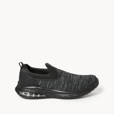 Espadrilles en tricot pour hommes - NOIR MELANGE