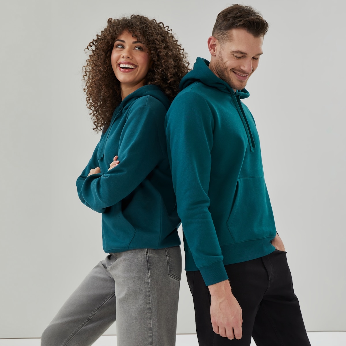 Adult Relaxed Fleece Hoodie - Dark Green