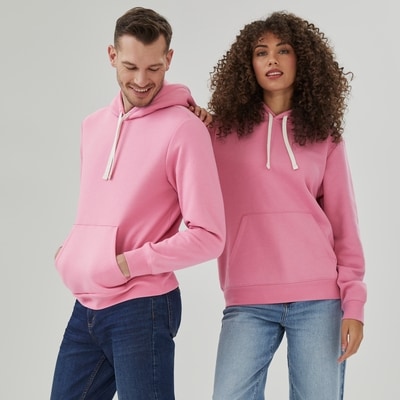 Adult Relaxed Fleece Hoodie - Pink