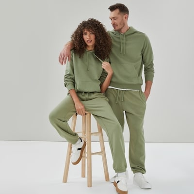 Adult Relaxed Fleece Hoodie - Army Green