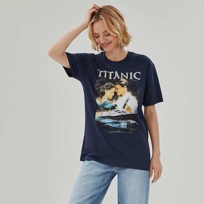 Adult Titanic T-Shirt - Dark Blue