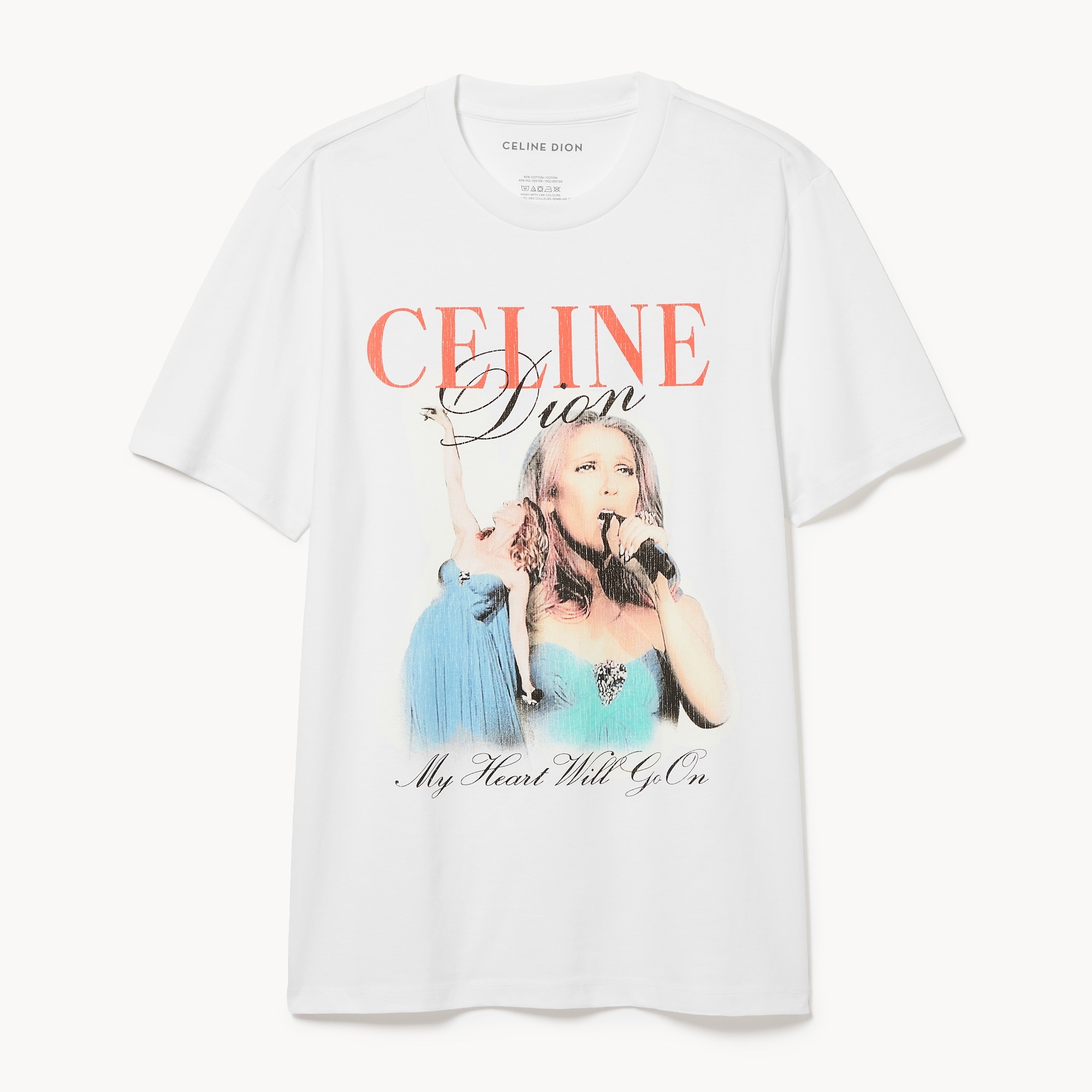 Adult Celine Dion T-Shirt in Off White from Joe Fresh
