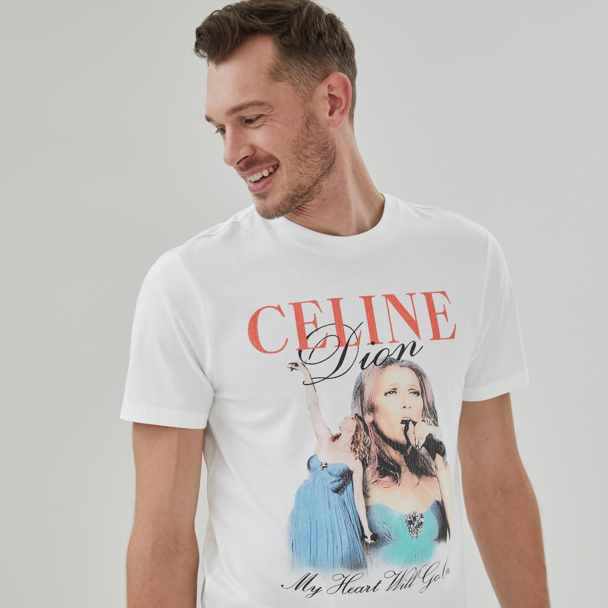 Adult Celine Dion T-Shirt in Off White from Joe Fresh