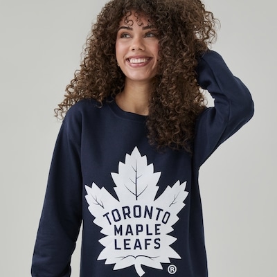 Chandail molleton LNH Maple Leafs Toronto, adultes - Marine