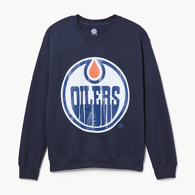 Chandail molleton LNH Oilers d’Edmonton, adultes - Marine