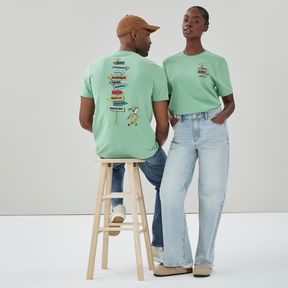 T-shirt imprim DrSeuss Canada pour adultes