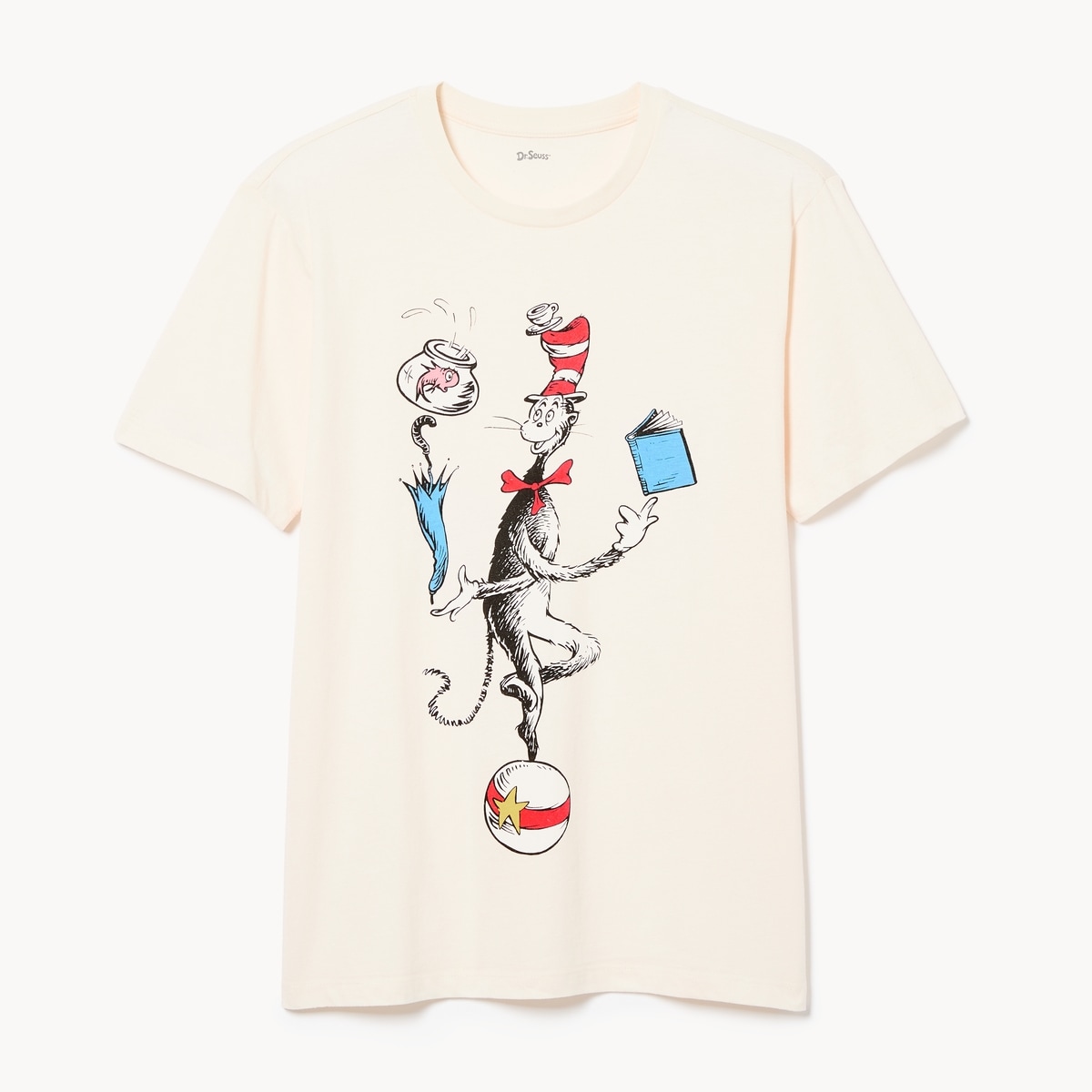 Adult Dr. Seuss Cat in the Hat Graphic T-Shirt