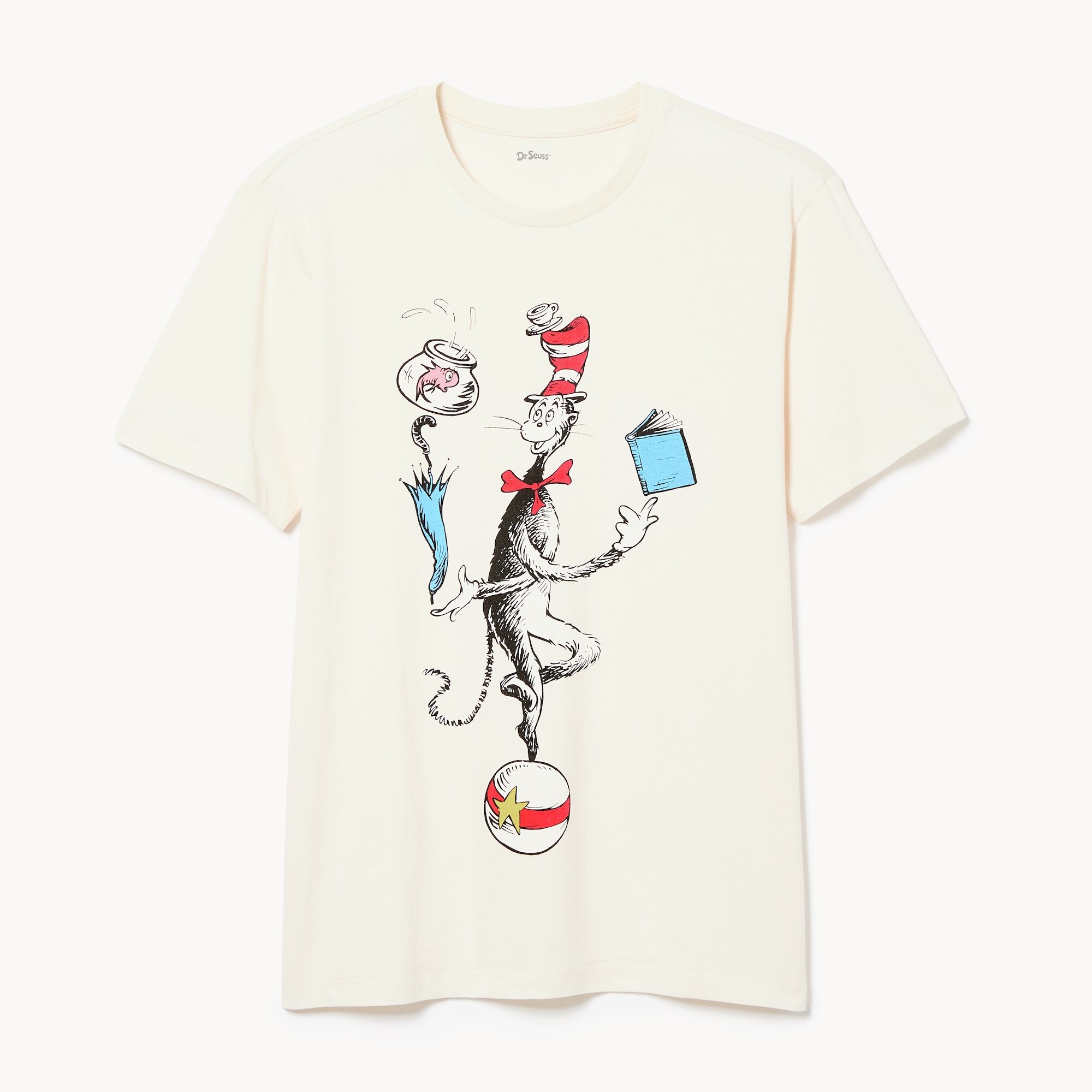 T-shirt imprimé Dr Seuss Chat chapeauté, adultes