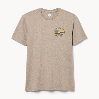 Adult Smokey Bear Graphic T-Shirt - Oat Mix