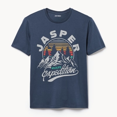 Adult Jasper Graphic T-Shirt - Dark Navy
