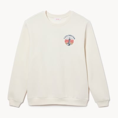 Adult Cape Breton Graphic Sweatshirt - Cream
