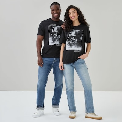 T-shirt Darth Vader pour adultes - Noir