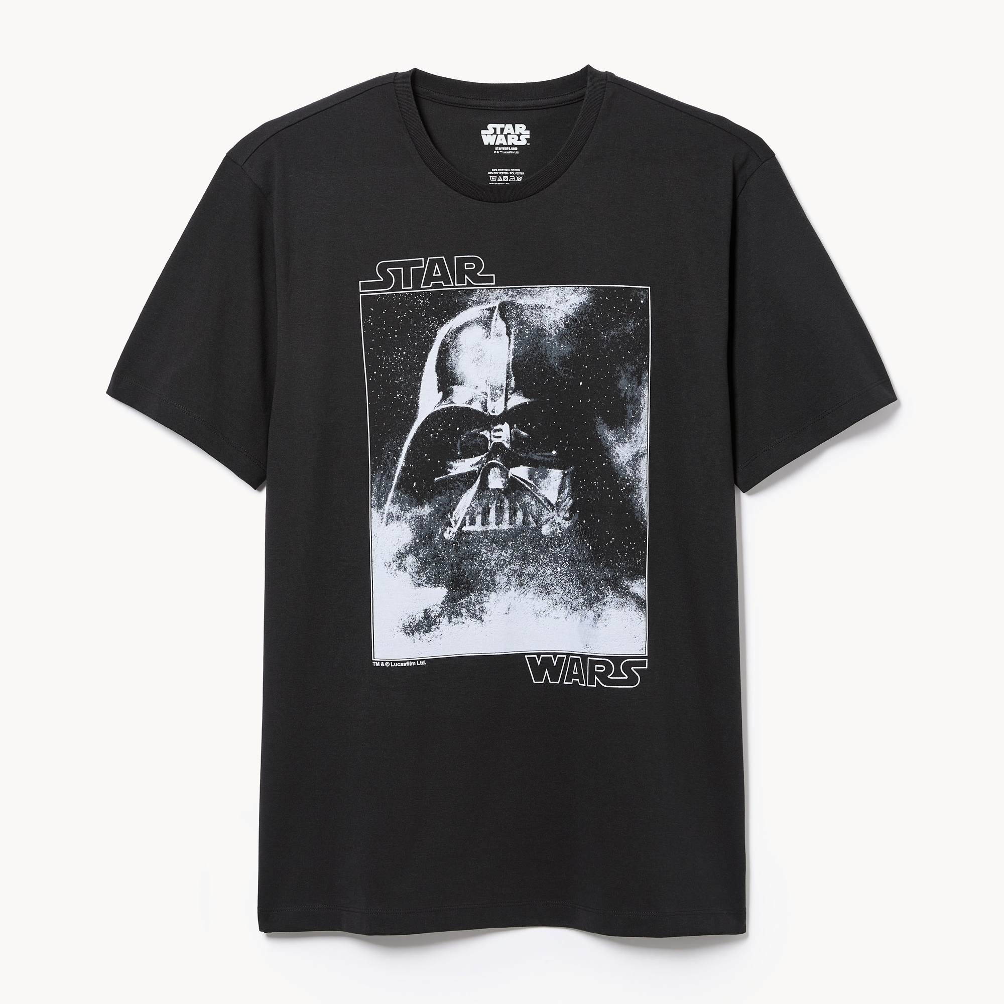 Starwars Darth Vader Movie Promo TシャツXL Adult Star Wars Darth Vader T-Shirt in Black from Joe Fresh