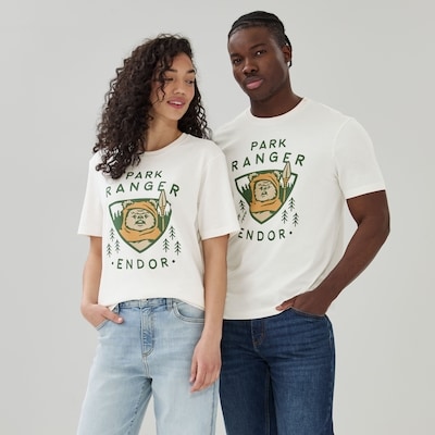 Adult Star Wars Endor Park Ranger T-Shirt - Cream