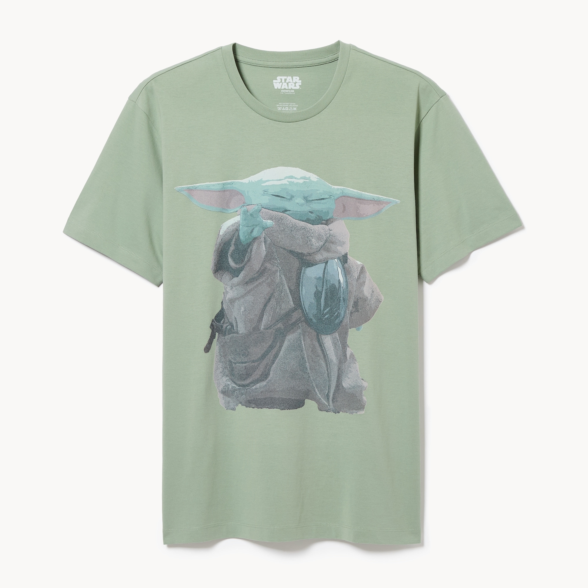 STAR WARS MANDALORIAN GROGU Tシャツ L Adult Star Wars Grogu T-Shirt in Green from Joe Fresh