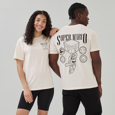 T-shirt Super Mario de Nintendo pour adultes - Blanc Cassé