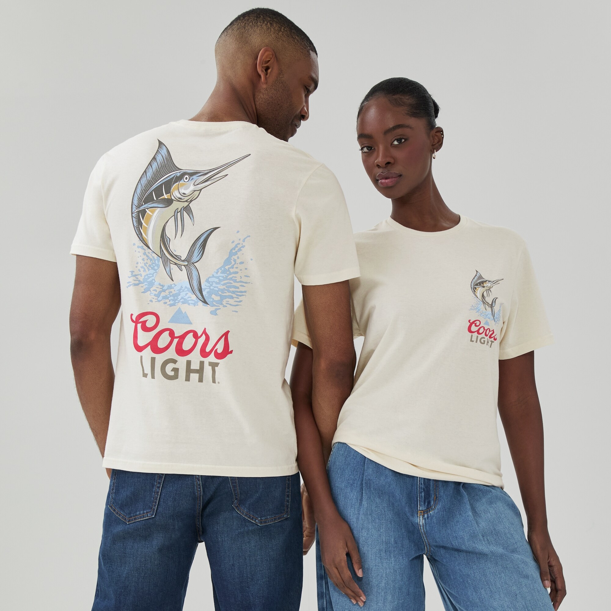 T-shirt imprimé Coors Light pour adultes