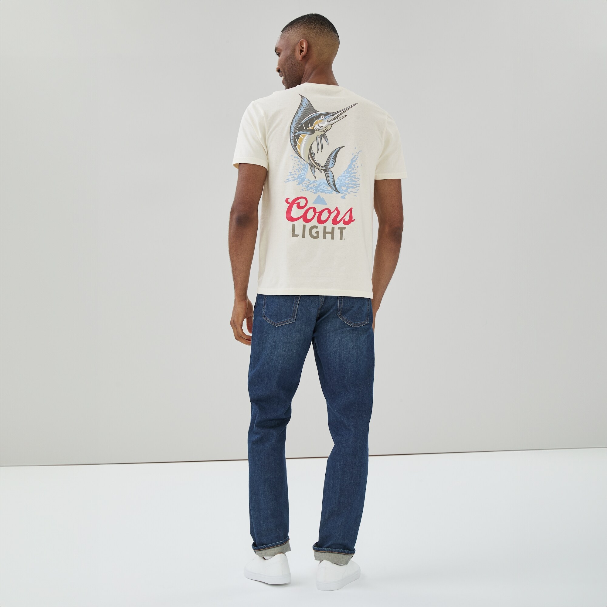 T-shirt imprimé Coors Light pour adultes