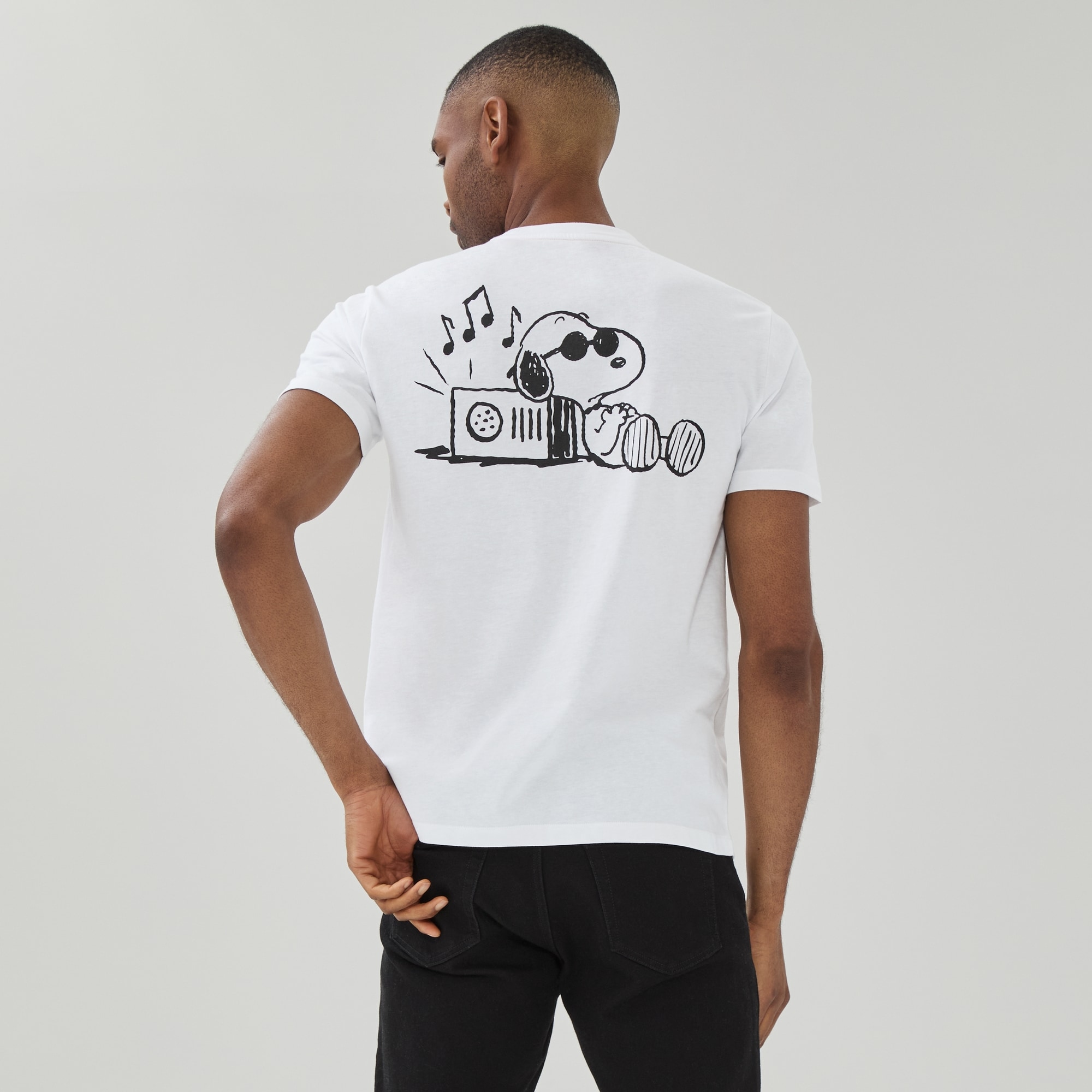 Adult Peanuts Graphic T-Shirt in White from Joe Fresh